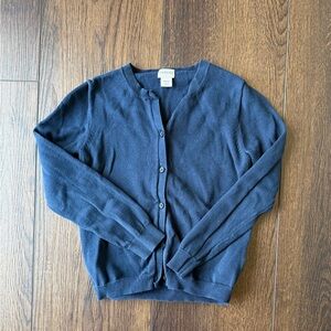 Crewcuts Navy Blue Kids Cardigan Sz 8/9
